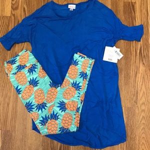 NWT Size XXS Irma With Pineapple OS Leggings